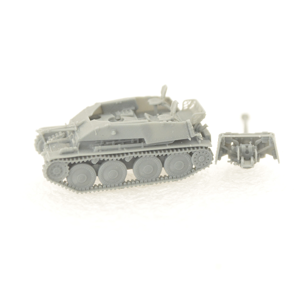 Model Kit Destroyer - Tedesco 38T MarderIII Sd.Kfz.139[762MM]Distruttore 1/144 1/200