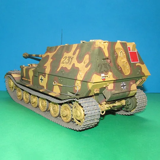Model Kit Destroyer - Scala 1:25 Ferdinant Jagdpanzer Elefant Tank