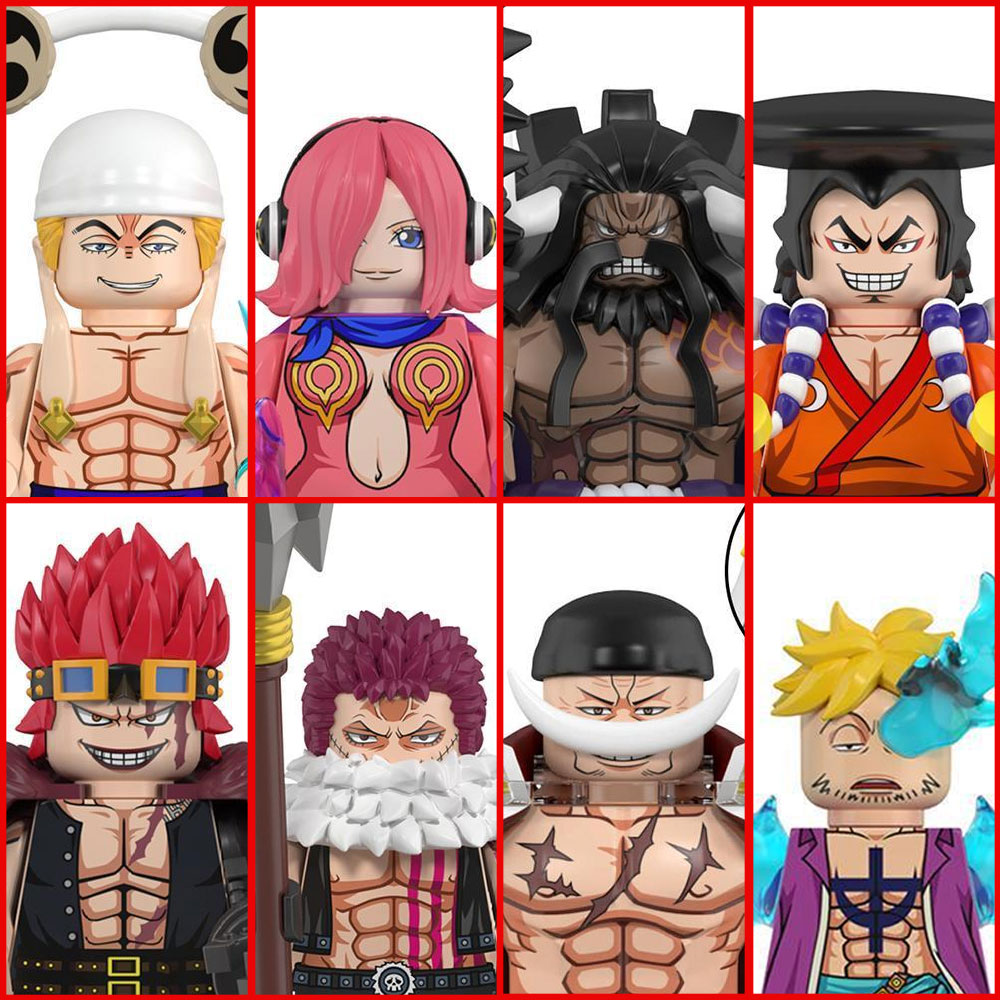 Model Kit Action Figure - Minifigure da Costruzione One Piece 8