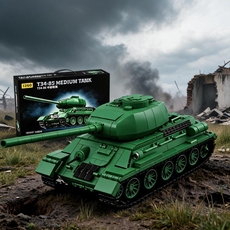 Model Kit Quick - Kit Modello Carro Armato T34-85 1263