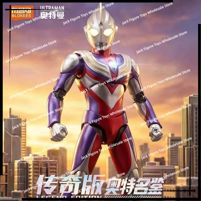 Model Kit Action Figure - Nuovo Blokees Ultraman Tiga Edizione Leggendaria