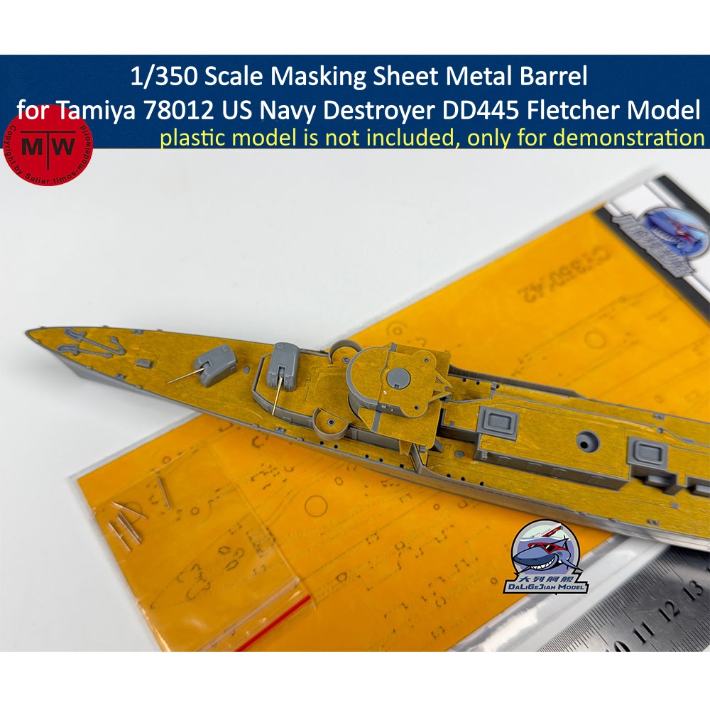 Canna in metallo con mascherat - Model Kit Destroyer recensione e prezzo
