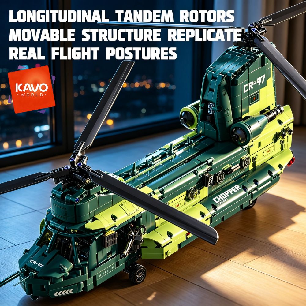 KAVOWORLD 1826 pezzi Elicotter - Model Kit Levels recensione e prezzo