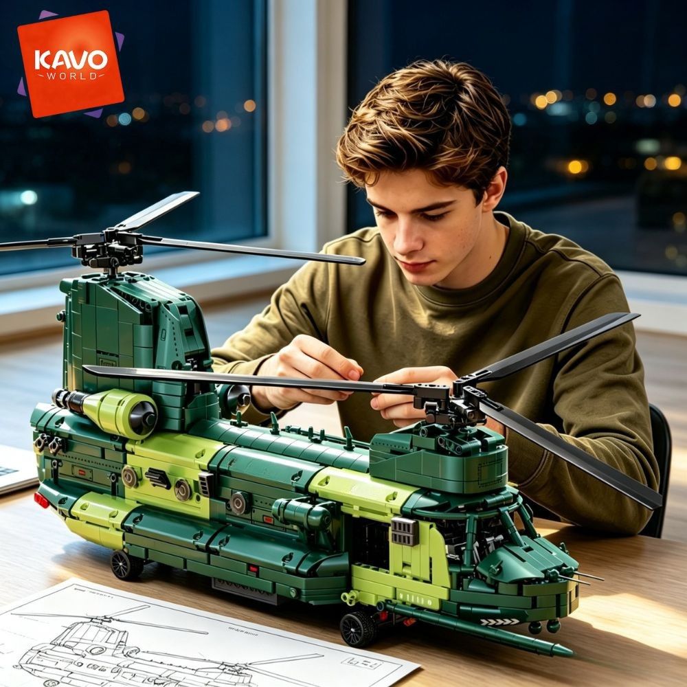 KAVOWORLD 1826 pezzi Elicotter - Model Kit Levels recensione e prezzo
